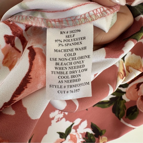 Connected Apparel Women's Floral Dress Sleeveless Midi Dress Size 8 - Picture 3 of 5